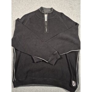 Tommy Bahama MLB Chicago White Sox "Reserved Seat" 1/4 Zip Mock Neck LARGE